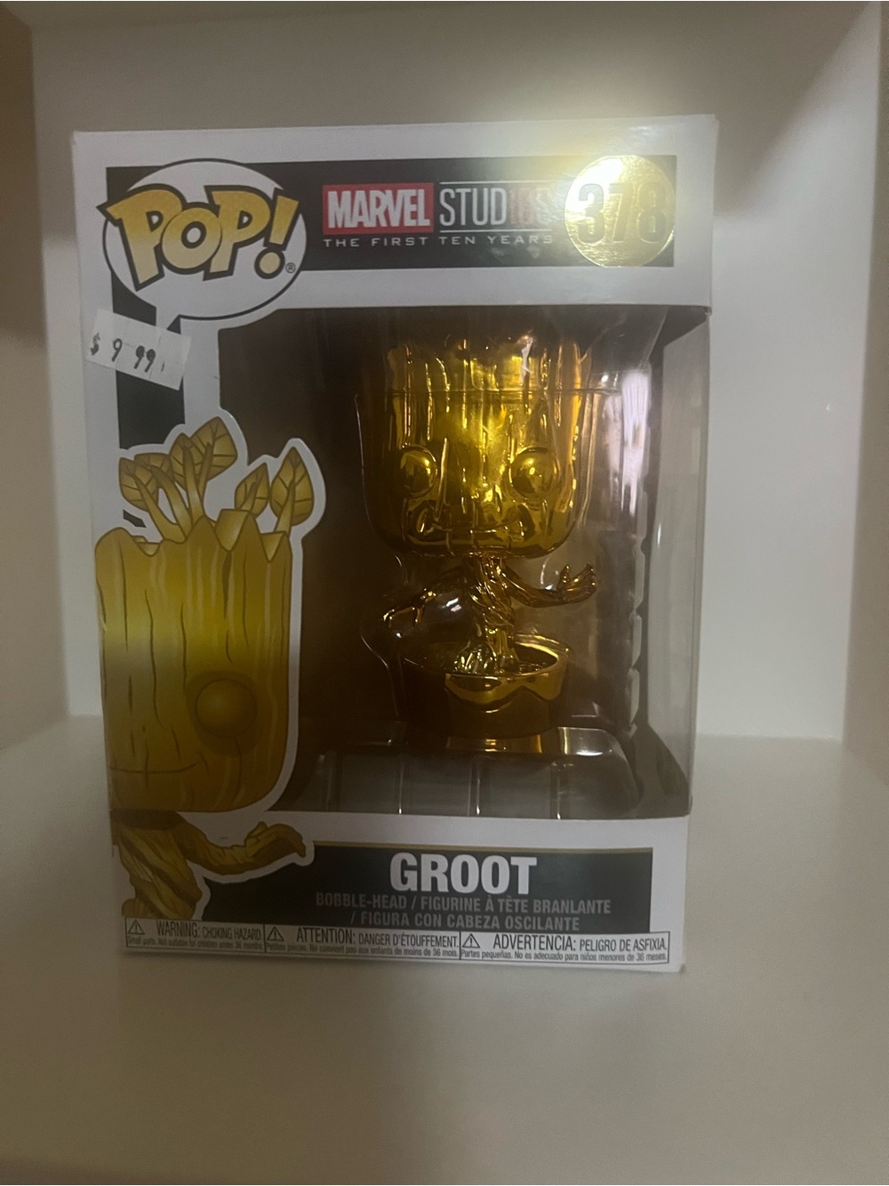 Funko Gold Chrome Groot Pop! Vinyl
